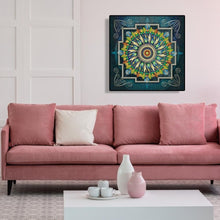 Charger l'image dans la galerie, Fleur ethnique - peinture complète de diamant - 40x40cm
