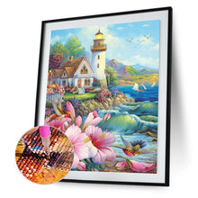Charger l'image dans la galerie, Houseart bord de mer - peinture en diamant complet - 40x30cm