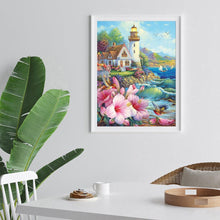 Charger l'image dans la galerie, Houseart bord de mer - peinture en diamant complet - 40x30cm