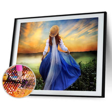 Charger l'image dans la galerie, Dos de fille - peinture complète de diamant - 40x30cm