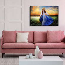 Charger l'image dans la galerie, Dos de fille - peinture complète de diamant - 40x30cm