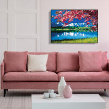 Charger l'image dans la galerie, Paysage de fleur - peinture complète de diamant - 40x30cm