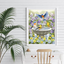 Charger l'image dans la galerie, Oiseaux de discussion - peinture diamant pleine - 40x30cm