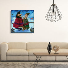 Charger l'image dans la galerie, Veille de Noël - peinture en diamant complet - 30x30cm