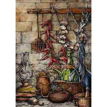 Charger l'image dans la galerie, Nourriture séchée suspendue - peinture en diamant complet - 30x40cm