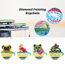 Charger l'image dans la galerie, 4pièces Tasse à Thé Animaux DIY Porte-clés