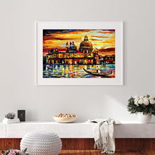 Charger l'image dans la galerie, Château de bord de mer - peinture complète de diamant - 30x40cm