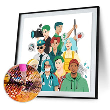 Charger l'image dans la galerie, Grands ouvriers médicaux - peinture complète de diamant - 40x40cm