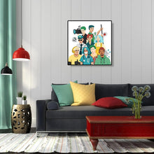 Charger l'image dans la galerie, Grands ouvriers médicaux - peinture complète de diamant - 40x40cm