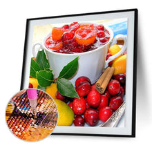 Charger l'image dans la galerie, Coupe et fruits - peinture diamant pleine - 30x30cm