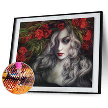 Charger l'image dans la galerie, Beauté fraîche de fleur - peinture complète de diamant - 30x40cm