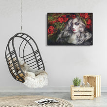 Charger l'image dans la galerie, Beauté fraîche de fleur - peinture complète de diamant - 30x40cm