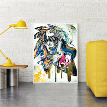 Charger l'image dans la galerie, Portrait couleur - peinture en diamant complet - 30x40cm