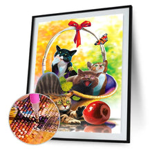 Charger l'image dans la galerie, Chats animaux - peinture en diamant complet - 30x40cm