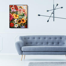 Charger l'image dans la galerie, Fleur - peinture en diamant complet - 30x40cm