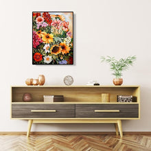 Charger l'image dans la galerie, Fleur - peinture en diamant complet - 30x40cm