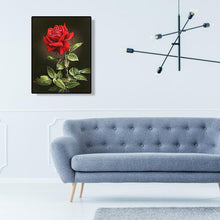 Charger l'image dans la galerie, Fleur rosepicture - peinture en diamant complet - 30x40cm
