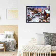 Charger l'image dans la galerie, Feux d’artifice d’hiver - diamant rond complet - 30x40cm
