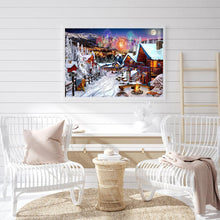 Charger l'image dans la galerie, Feux d’artifice d’hiver - diamant rond complet - 30x40cm