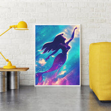 Charger l'image dans la galerie, Sirène - diamant rond complet - 30x40cm