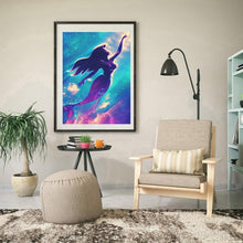 Charger l'image dans la galerie, Sirène - diamant rond complet - 30x40cm