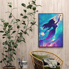 Charger l'image dans la galerie, Sirène - diamant rond complet - 30x40cm
