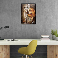 Charger l'image dans la galerie, Chien - diamant rond complet - 30x40cm
