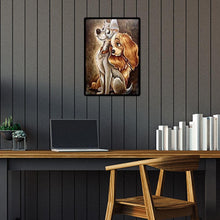 Charger l'image dans la galerie, Chien - diamant rond complet - 30x40cm