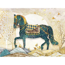 Charger l'image dans la galerie, Cheval - peinture complète de diamant - 50x65cm