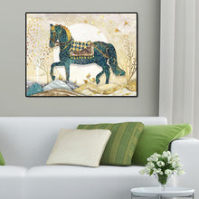 Charger l'image dans la galerie, Cheval - peinture complète de diamant - 50x65cm