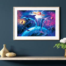 Charger l'image dans la galerie, Cheval de dauphin - peinture complète de diamant - 30x40cm