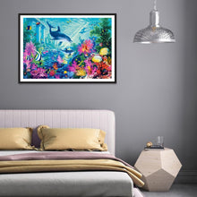 Charger l'image dans la galerie, Cheval de dauphin - peinture complète de diamant - 30x40cm