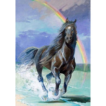 Charger l'image dans la galerie, Cheval sauvage - peinture complète de diamant - 30x40cm