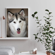 Charger l'image dans la galerie, Loup docile - peinture complète de diamant - 30x40cm