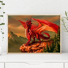 Charger l'image dans la galerie, Noble dragon - peinture complète en diamant - 40x30cm