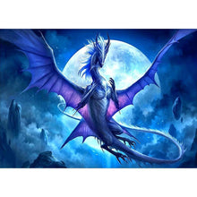 Charger l'image dans la galerie, Noble dragon - peinture complète en diamant - 40x30cm