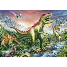 Charger l'image dans la galerie, Dinosaur world - peinture complète en diamant - 30x40cm