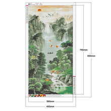 Charger l'image dans la galerie, Chute d’eau - peinture complète en diamant - 85x45cm