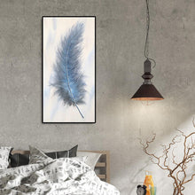 Charger l'image dans la galerie, Plume - diamant rond complet - 45x85cm