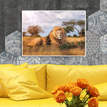 Charger l'image dans la galerie, Lion animal - diamant rond complet - 40x30cm