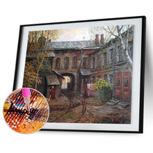 Charger l'image dans la galerie, Vieille maison - diamant rond complet - 40x30cm