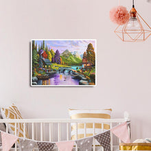 Charger l'image dans la galerie, Paysage - diamant rond complet - 40x30cm