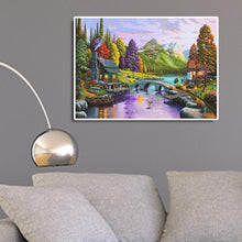 Charger l'image dans la galerie, Paysage - diamant rond complet - 40x30cm