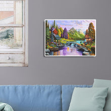 Charger l'image dans la galerie, Paysage - diamant rond complet - 40x30cm