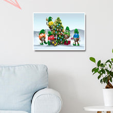 Charger l'image dans la galerie, Noël - diamant rond complet - 40x30cm