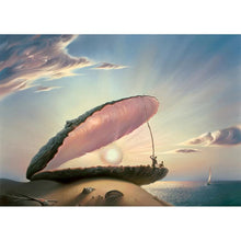 Charger l'image dans la galerie, Shell - diamant rond complet - 30x40cm
