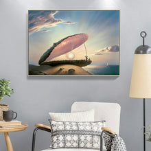Charger l'image dans la galerie, Shell - diamant rond complet - 30x40cm