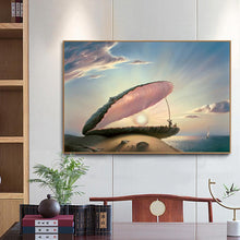 Charger l'image dans la galerie, Shell - diamant rond complet - 30x40cm