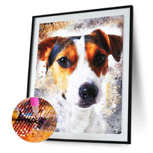Charger l'image dans la galerie, Chien - diamant rond complet - 30x40cm