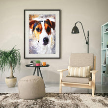Charger l'image dans la galerie, Chien - diamant rond complet - 30x40cm